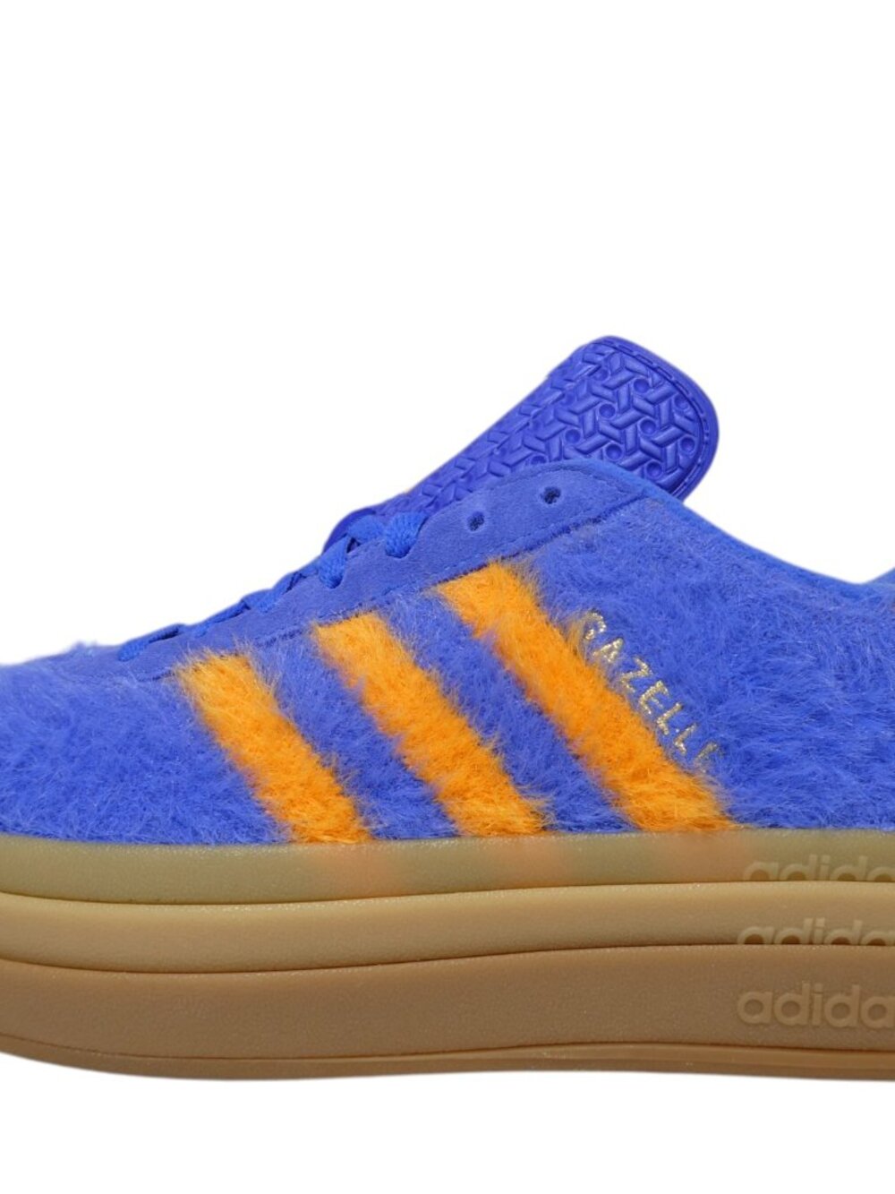 Adidas Women’s Gazelle Bold JS3906 Blue Orange Platform Sneakers Size 9 Lace Up - Picture 5 of 11